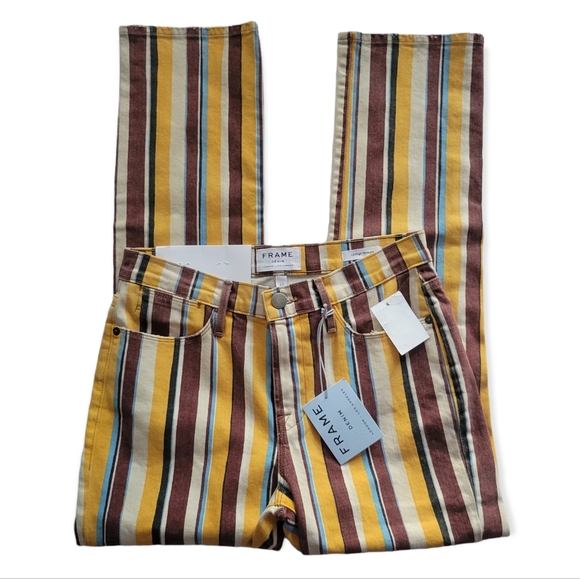 Frame Le High Straight Jeans Size 27‎